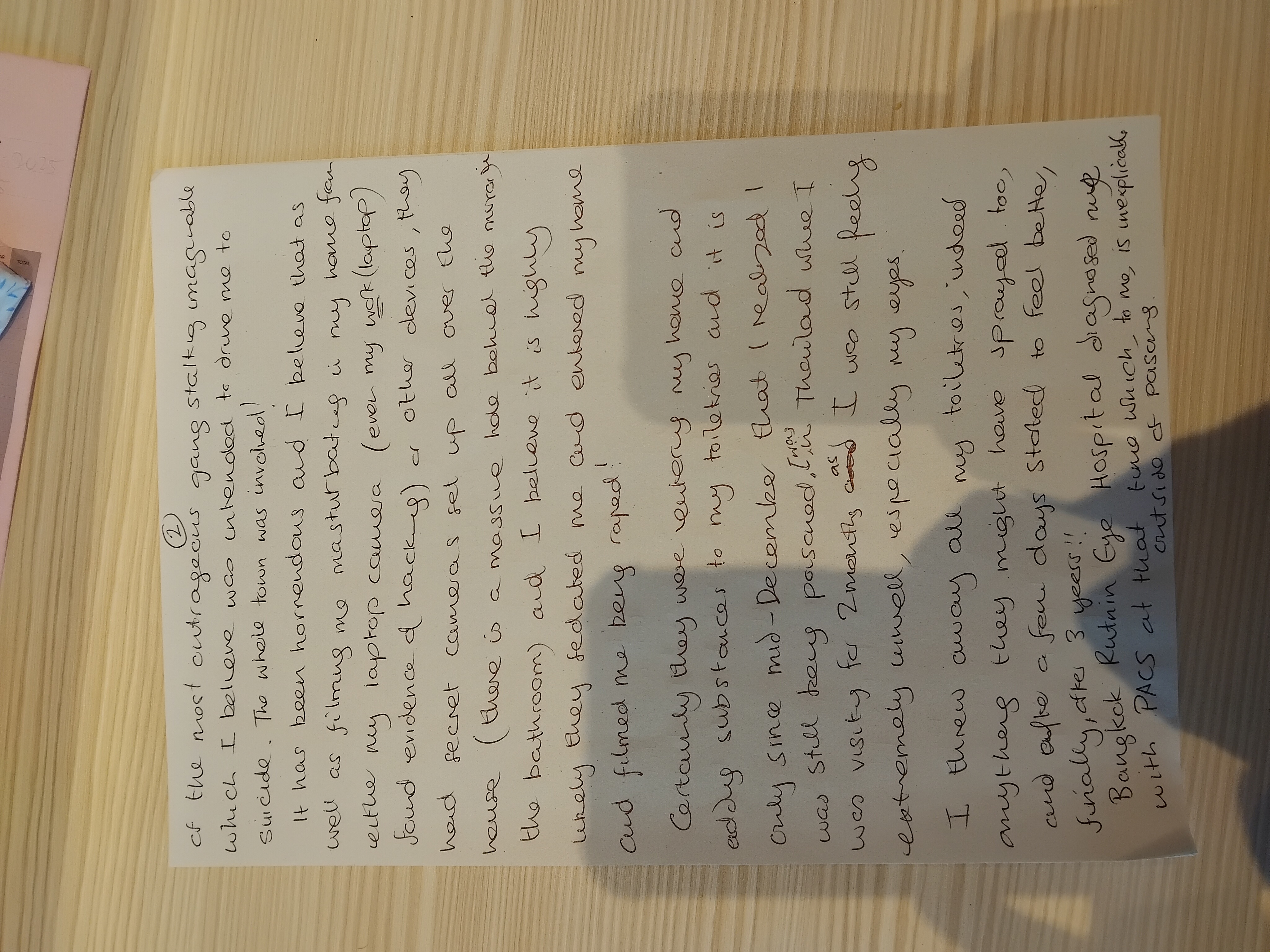 Page 2 front