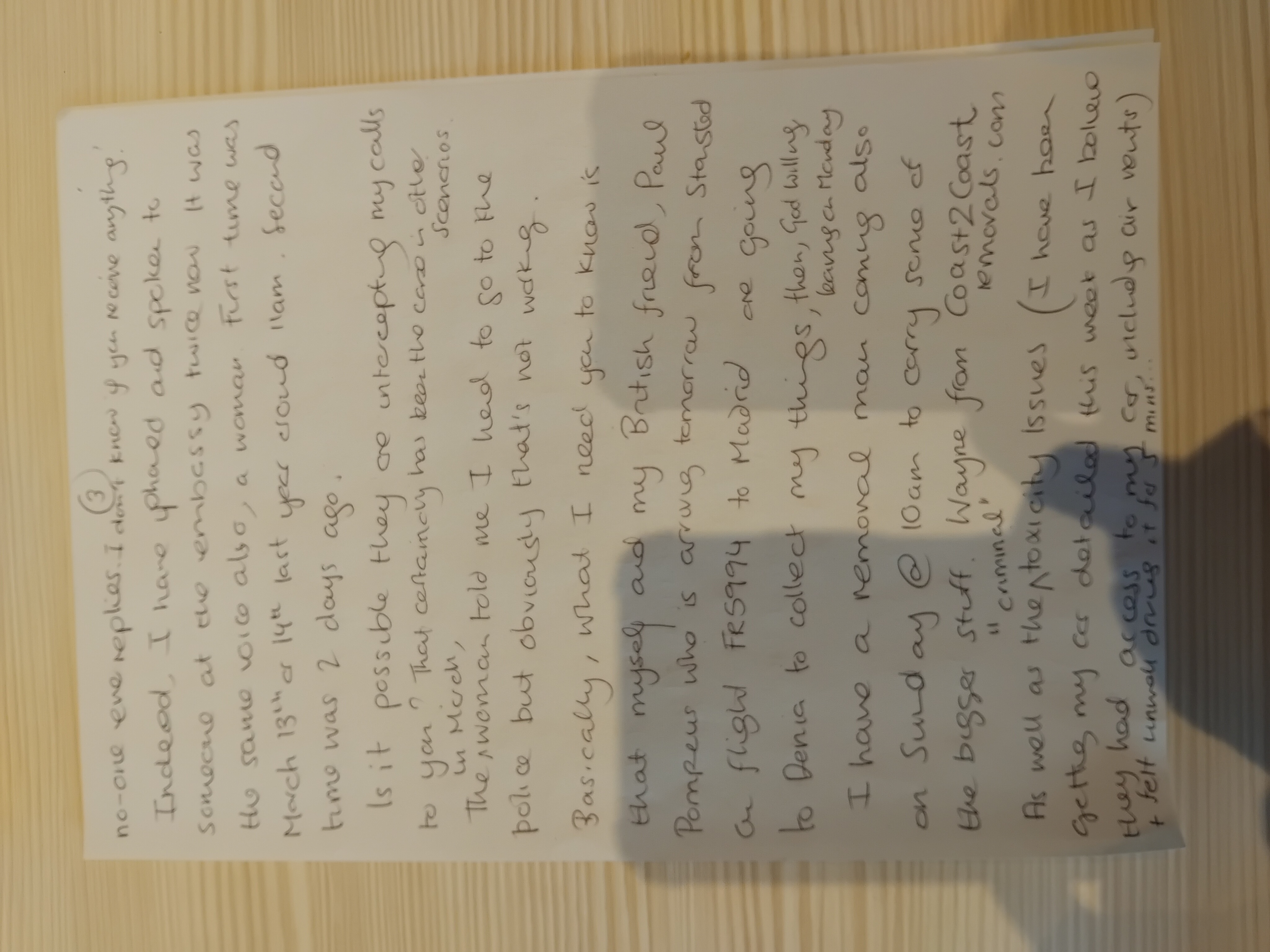 Page 3 front
