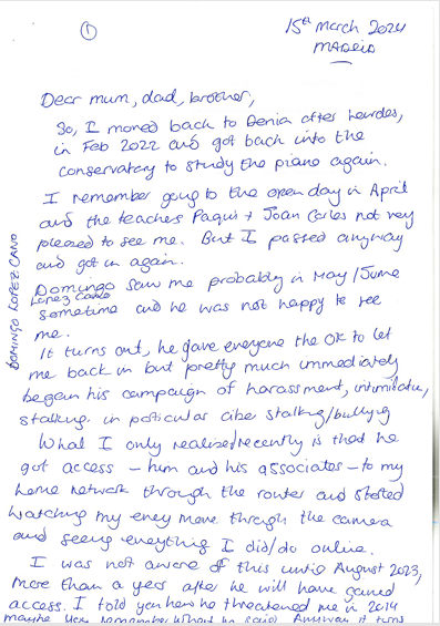Letter 1