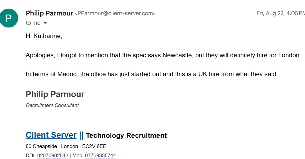 Client server lie