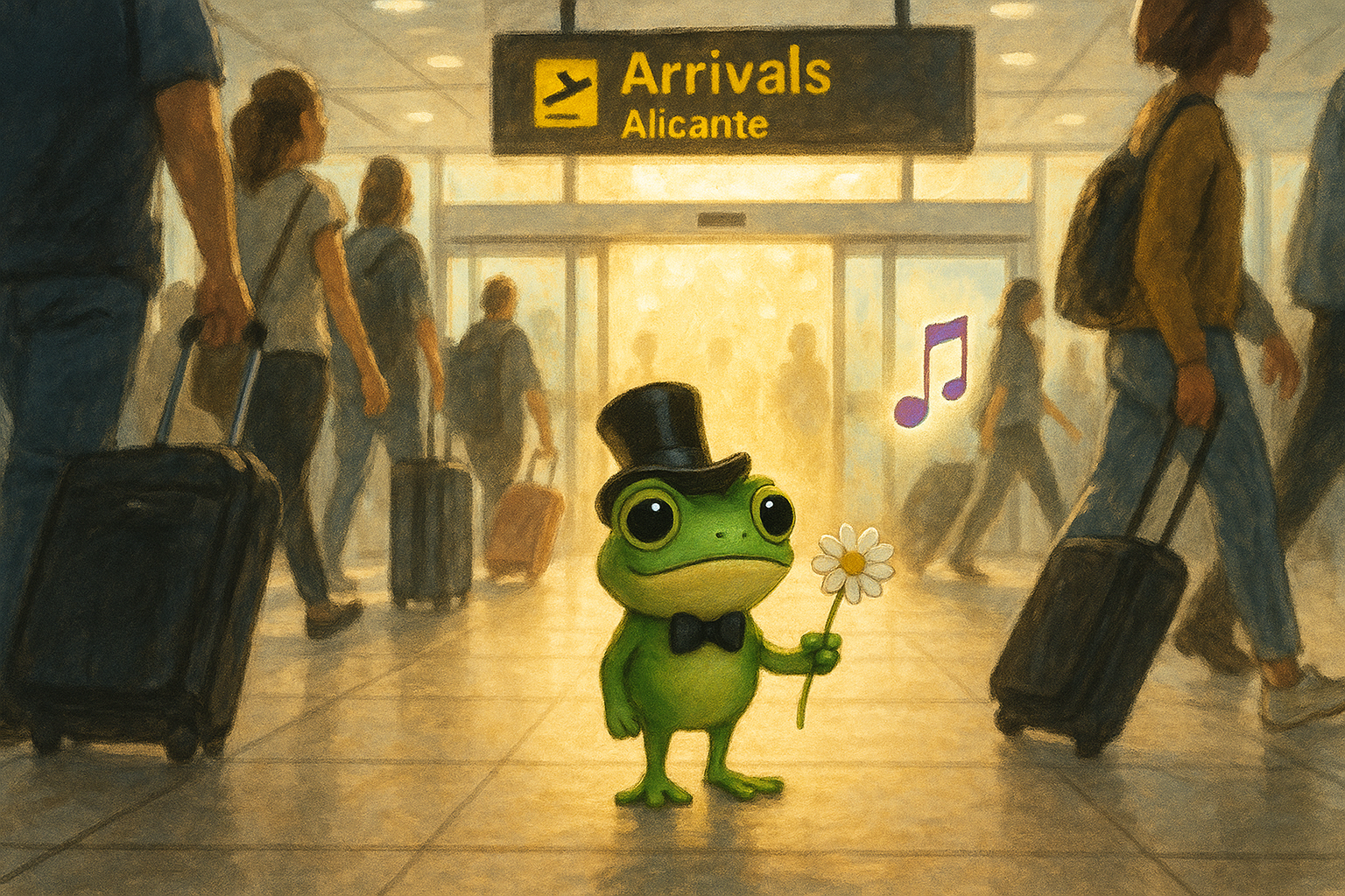 Alicante arrivals hall