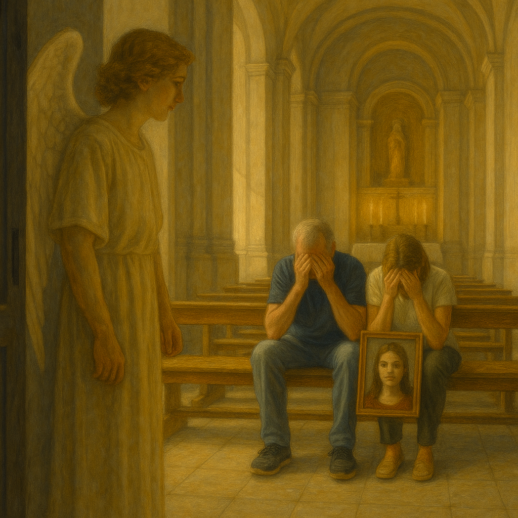 Couple at the altar