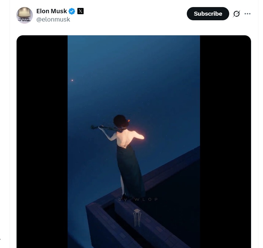 Elon's violinist