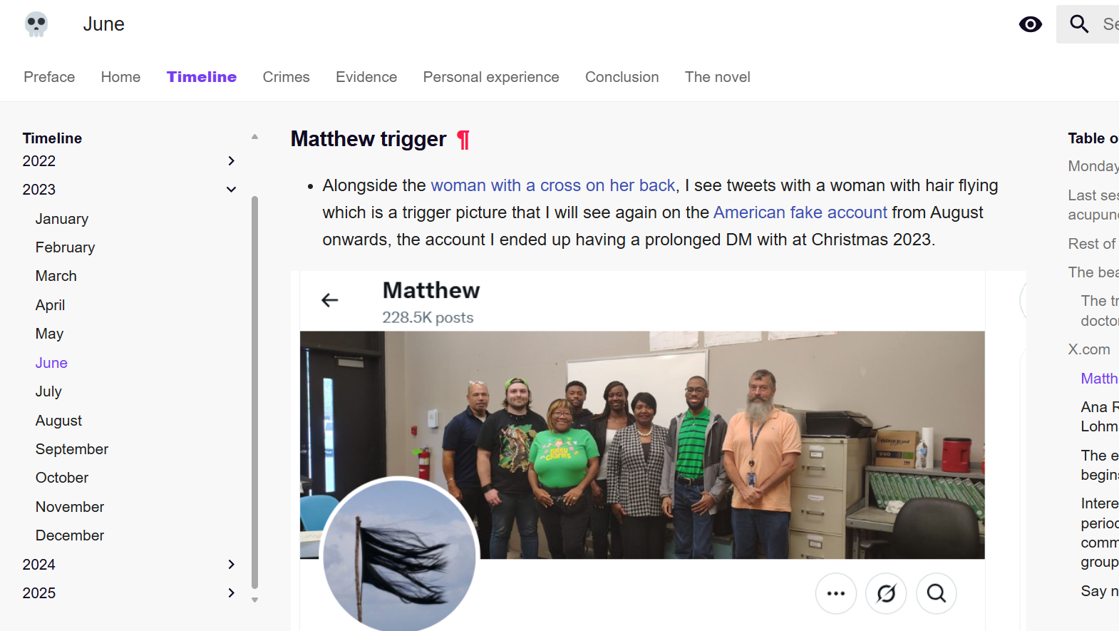 Matthew trigger