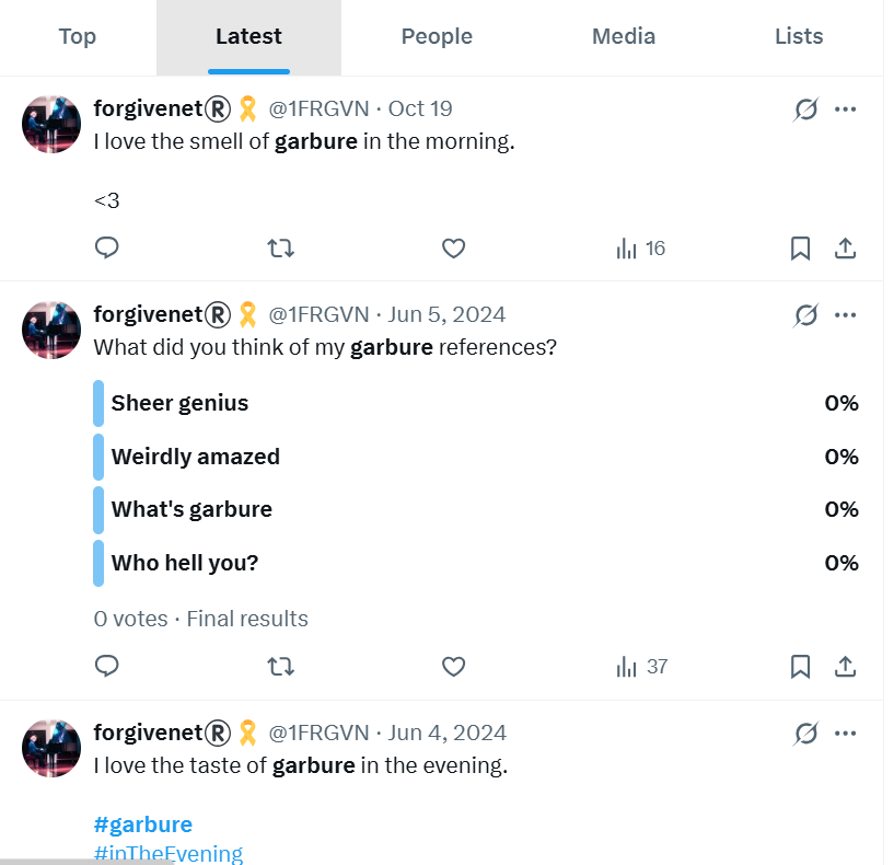 Garbure meme