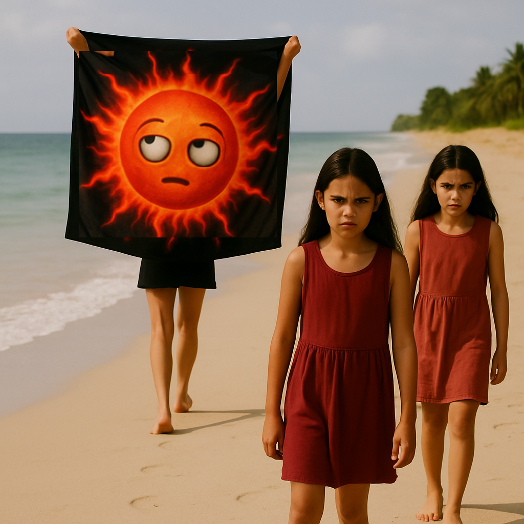 girls on the beach