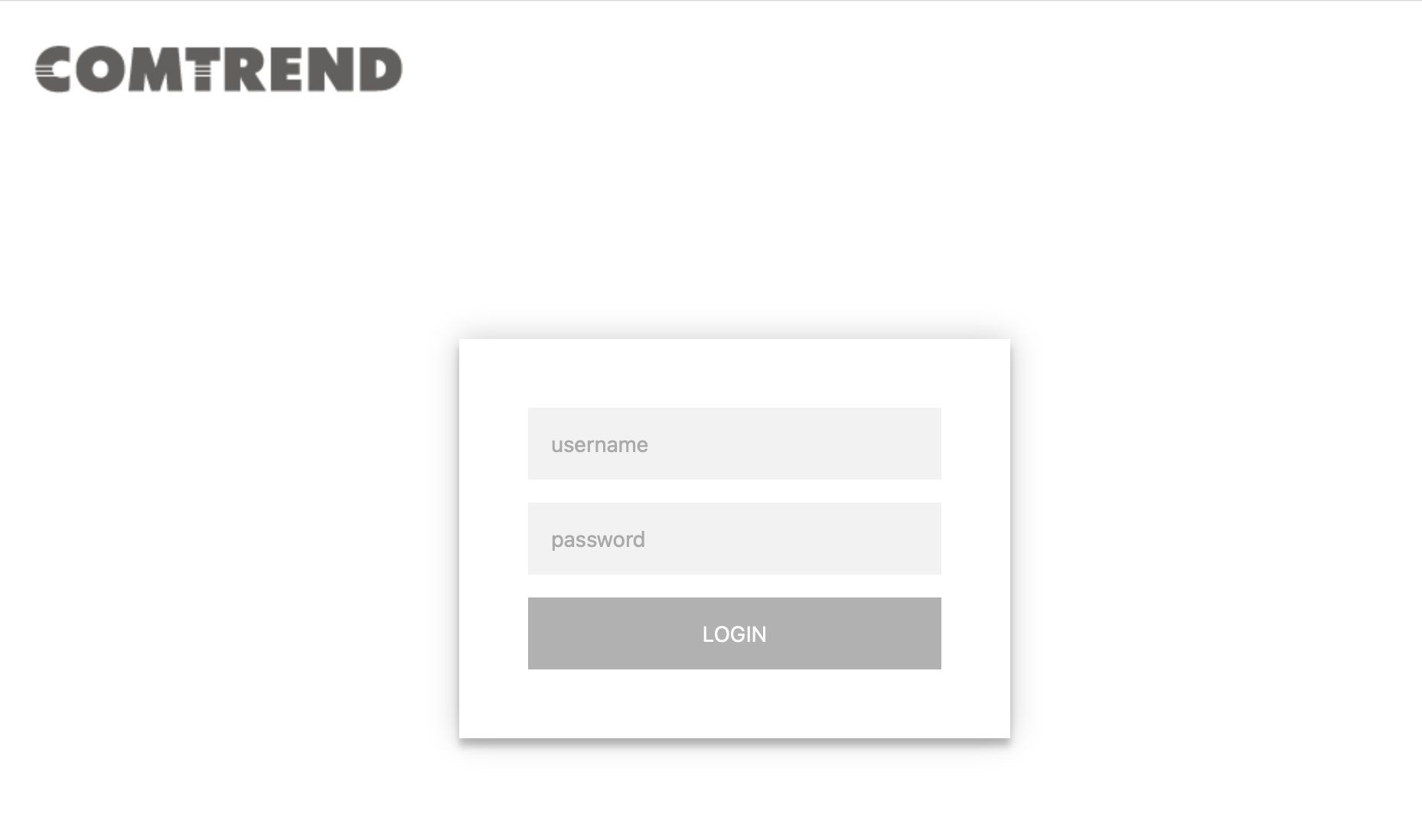 Router login