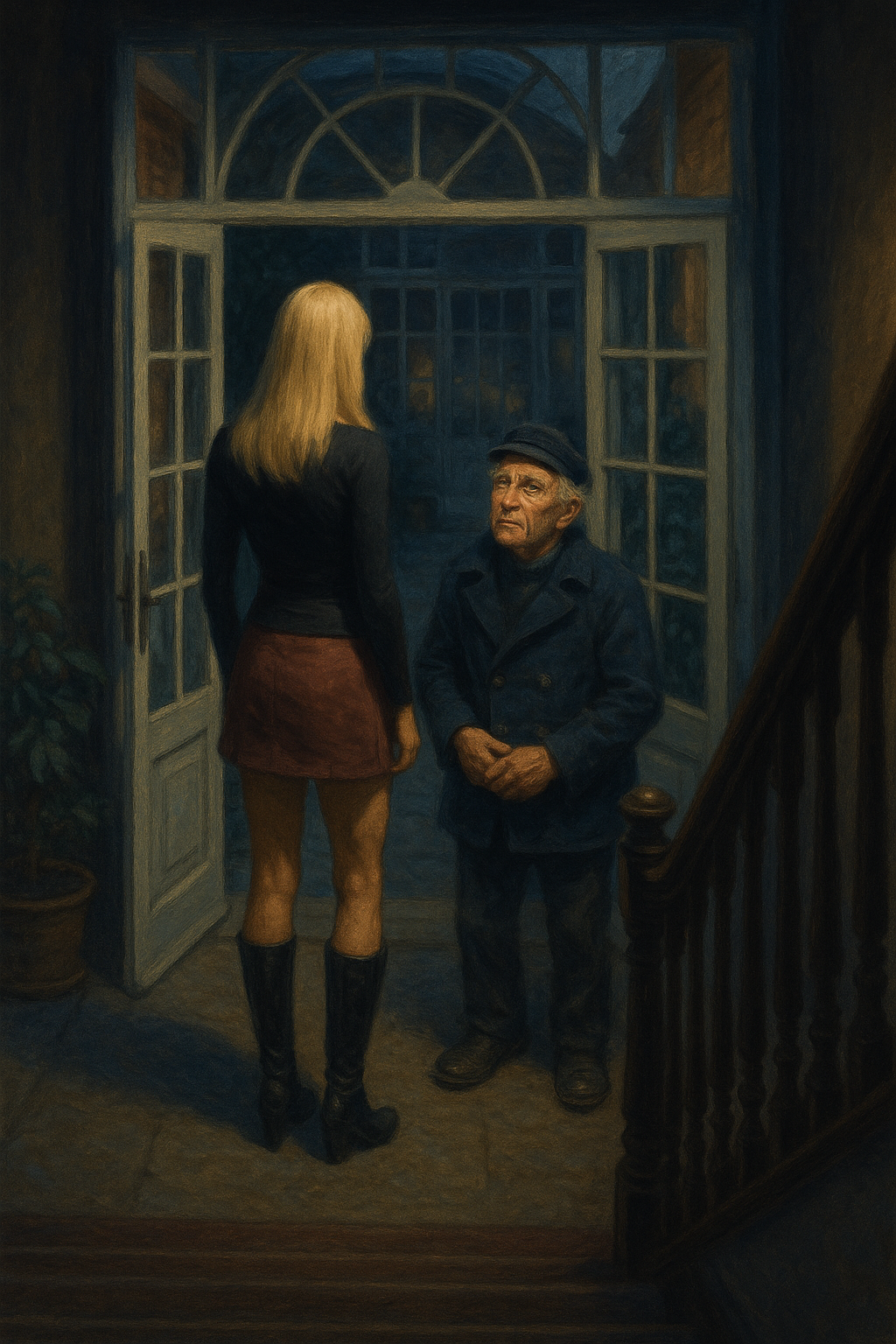 Hazel and the sailor guy