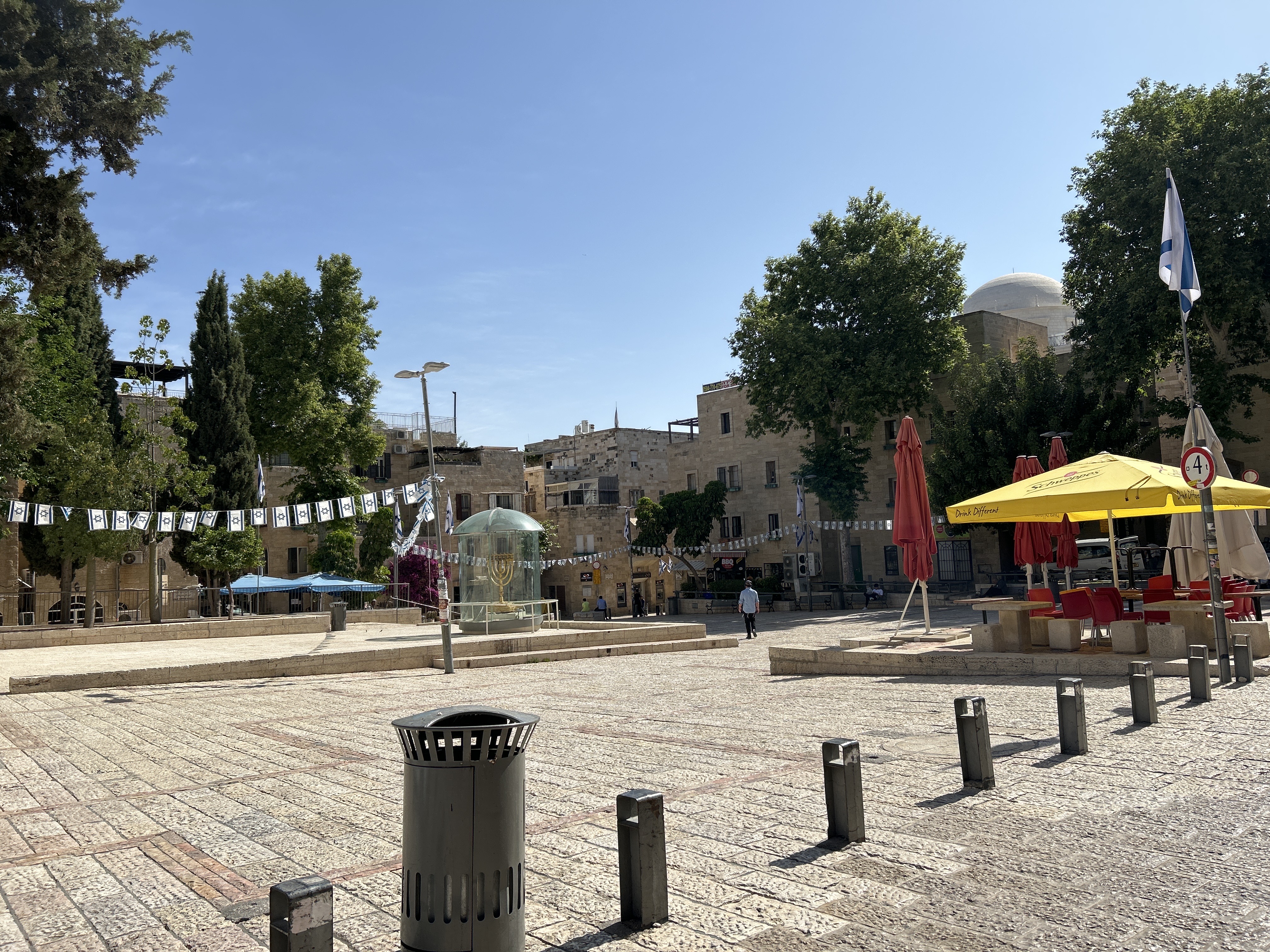 The square off Tiferet Street