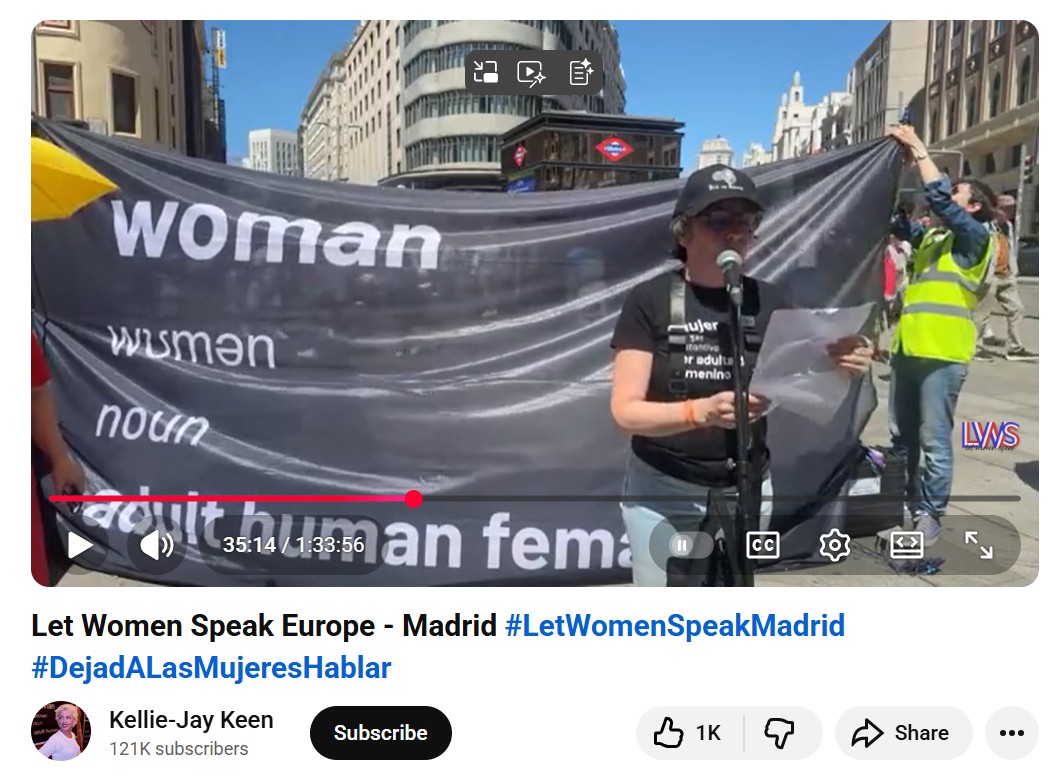 Let Women Speak in Madrid