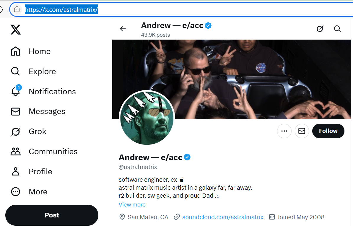 Andrew Astral matrix