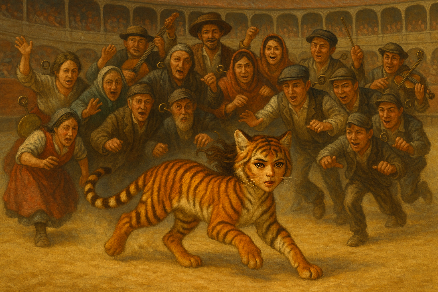A lioness inside