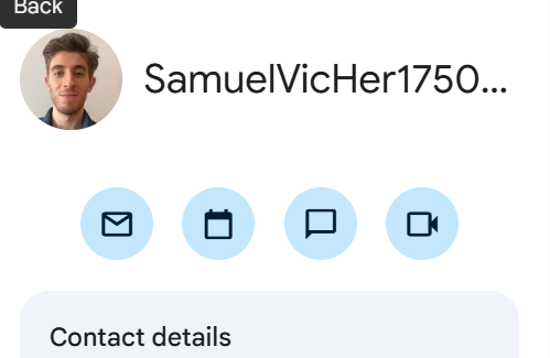 Samuel's email