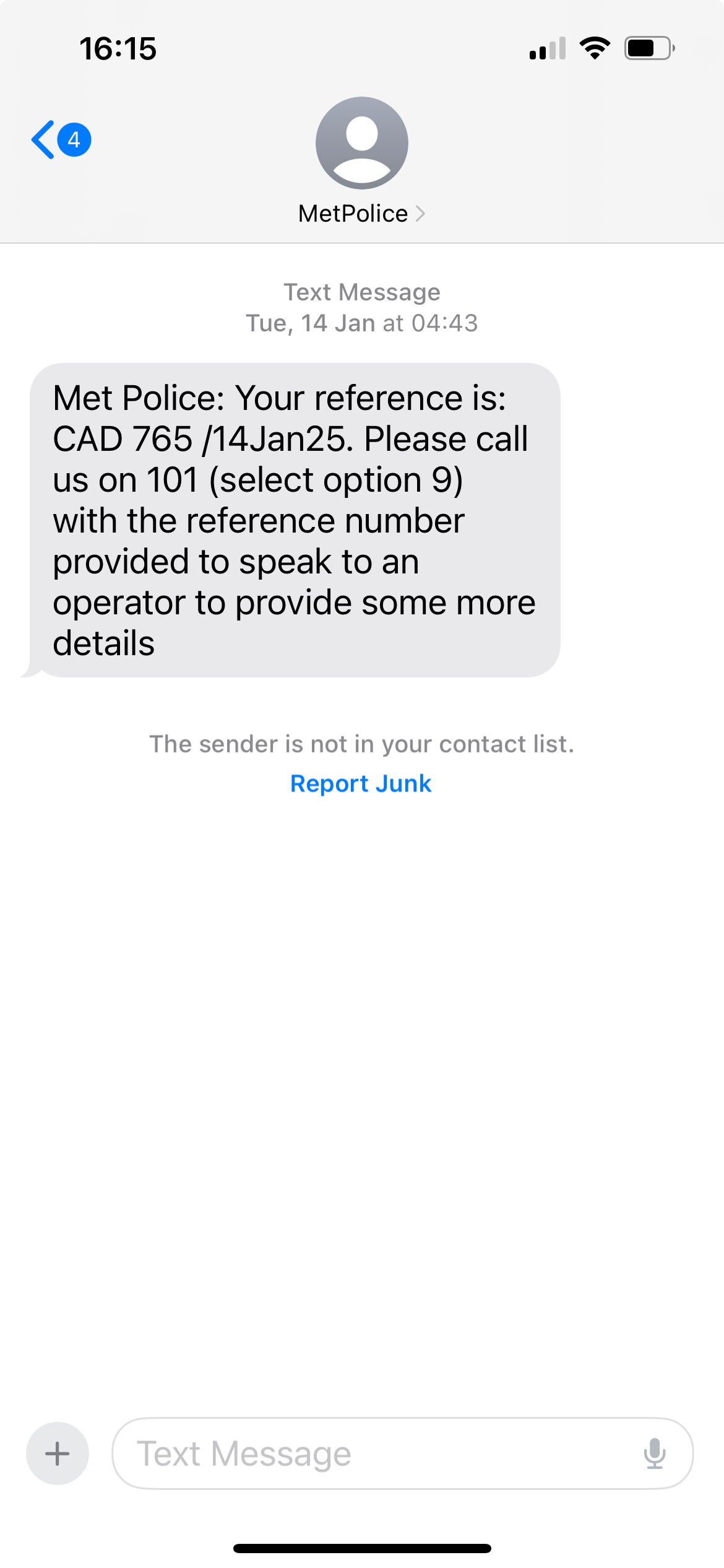 Call reference