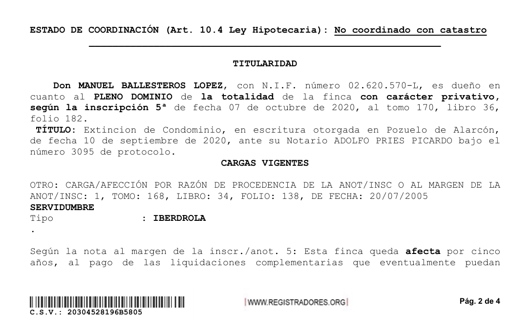 Number 18 nota simple