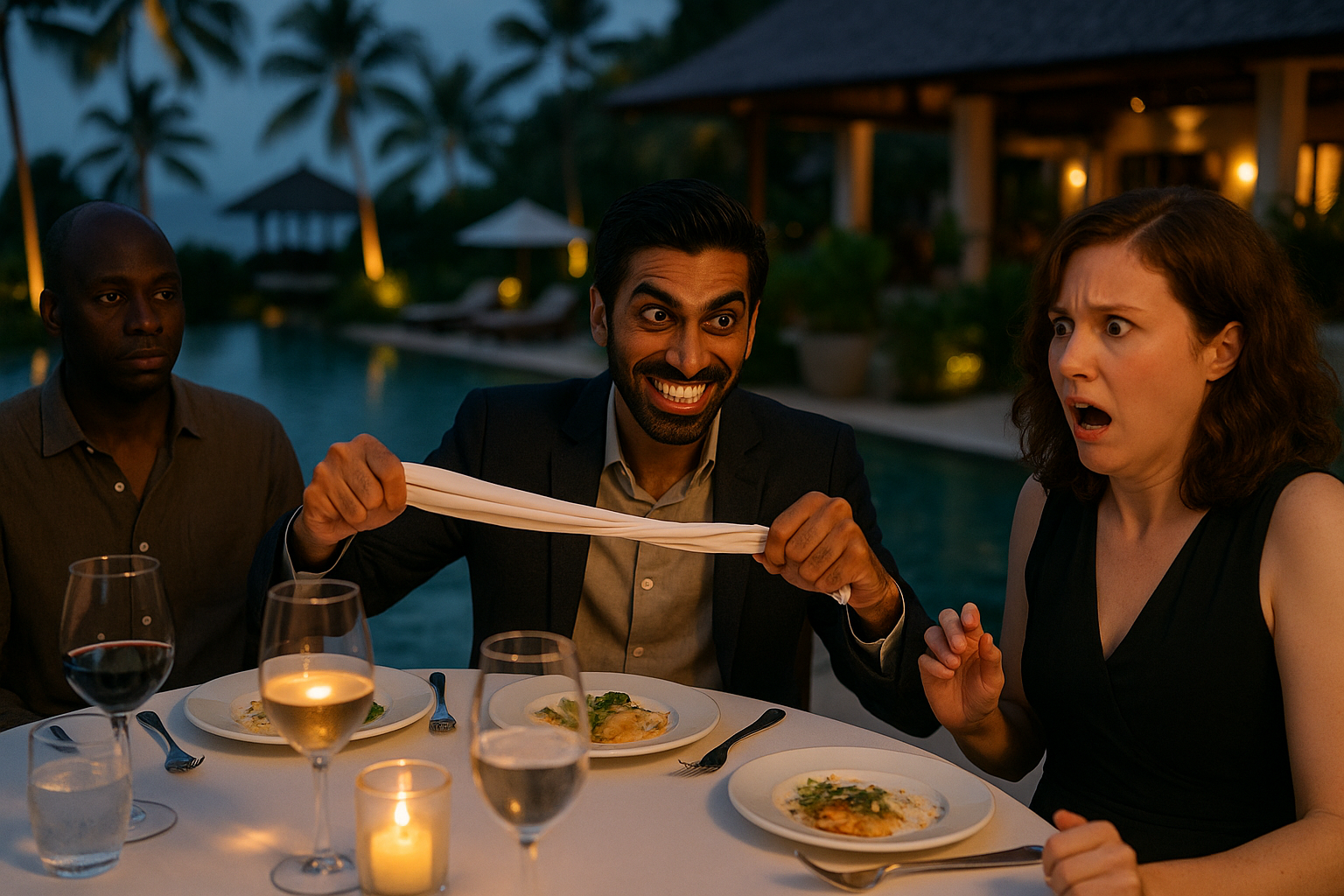 Pakistani threats at dinner