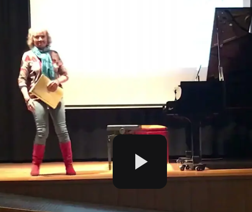 Playing the piano