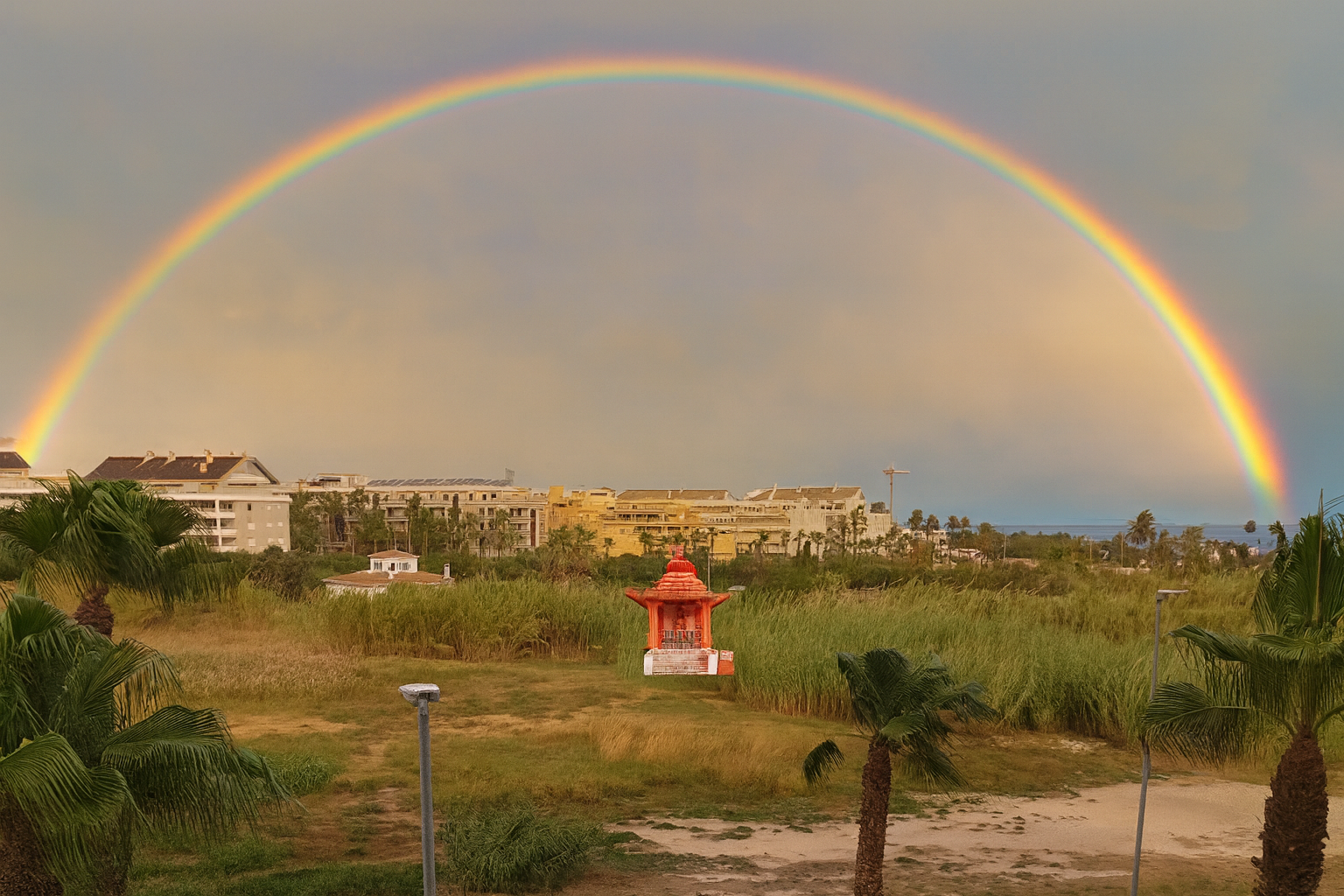 Rainbows after Nadim