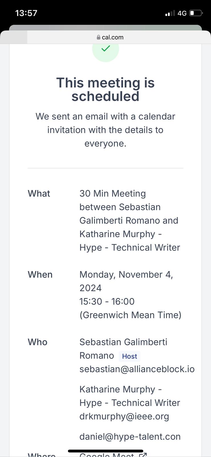Interview details