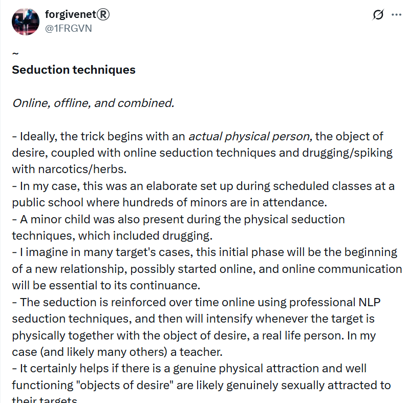 Seduction techniques