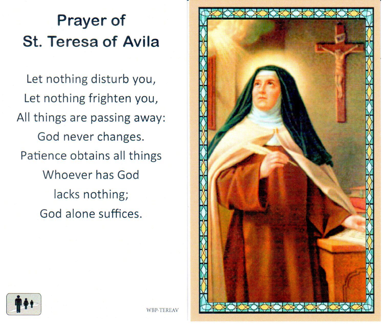 St Teresa's prayer