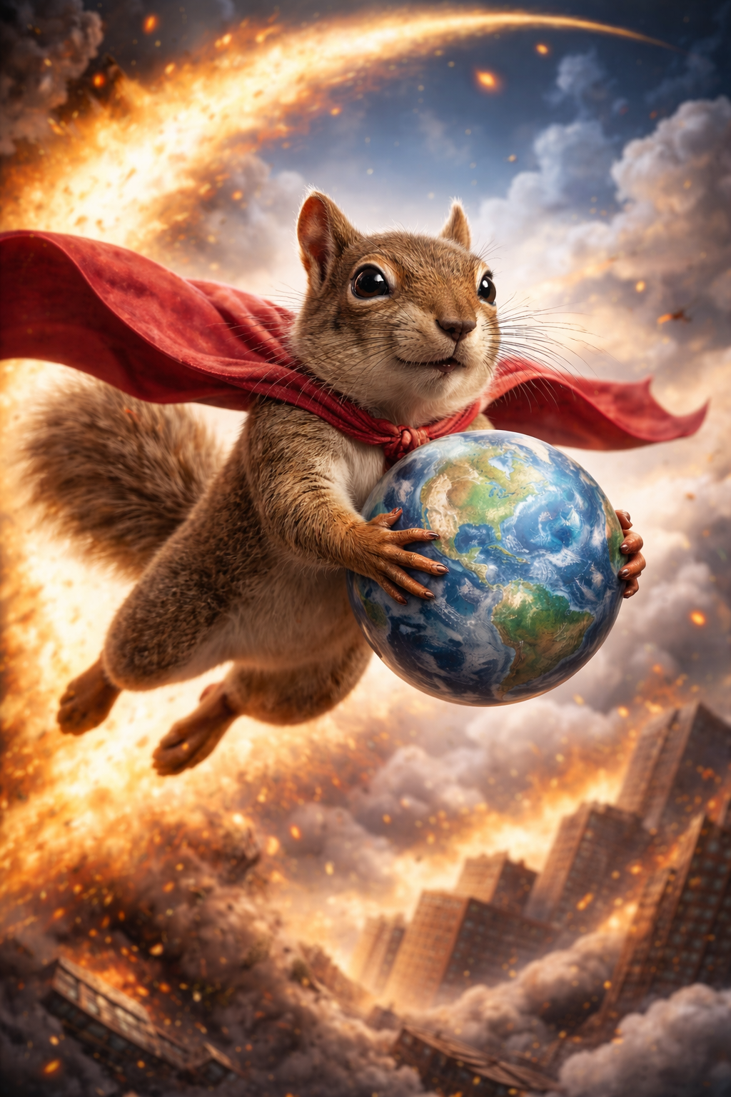 Super-hero squirrel