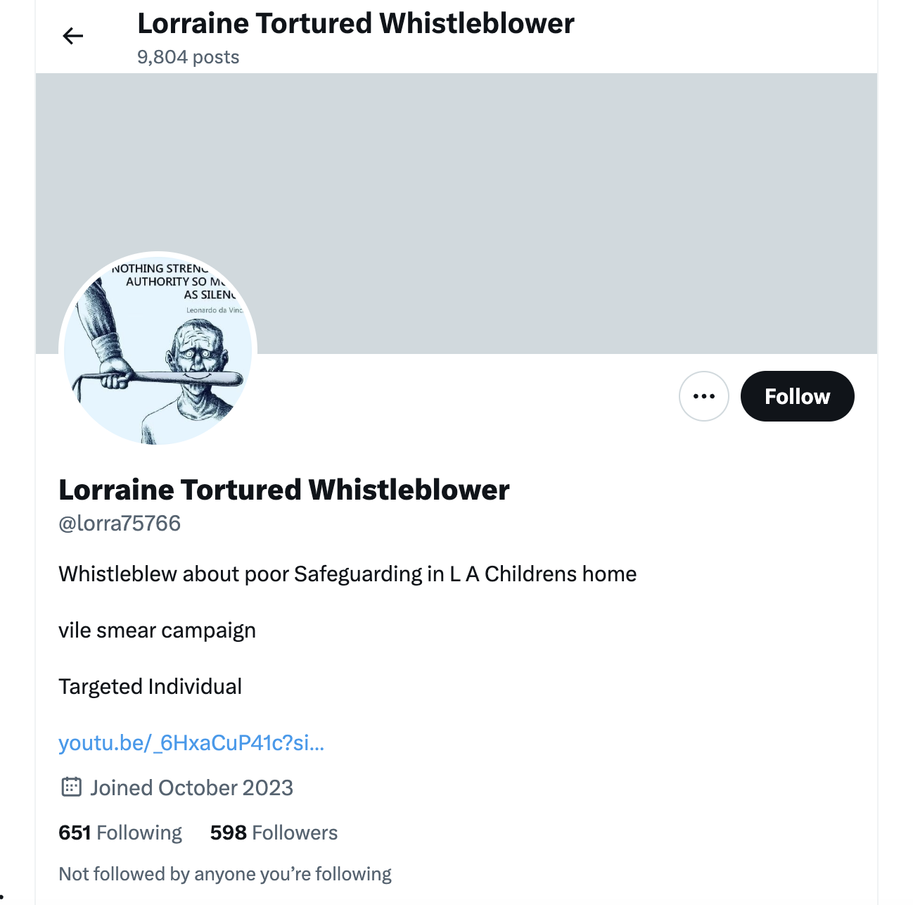 Lorraine tortured whistleblower