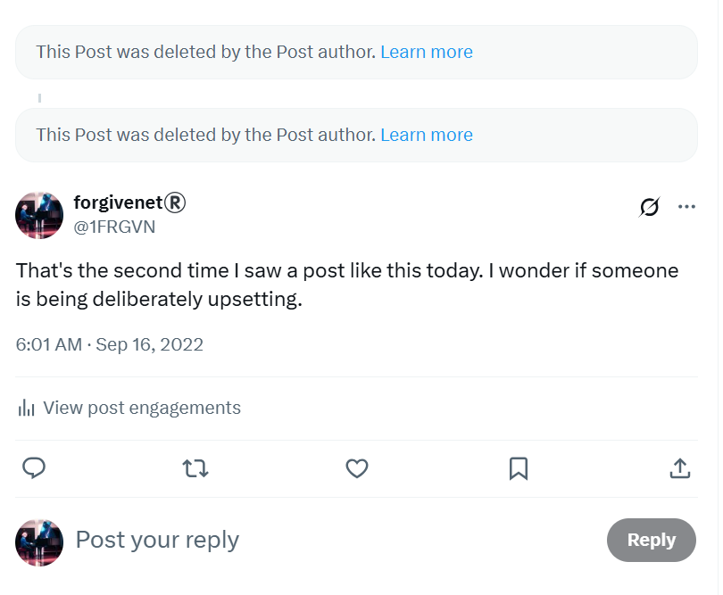 Threatening tweets