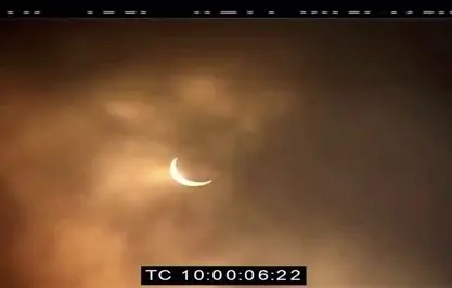 Total eclipse of the sun in Egypt
