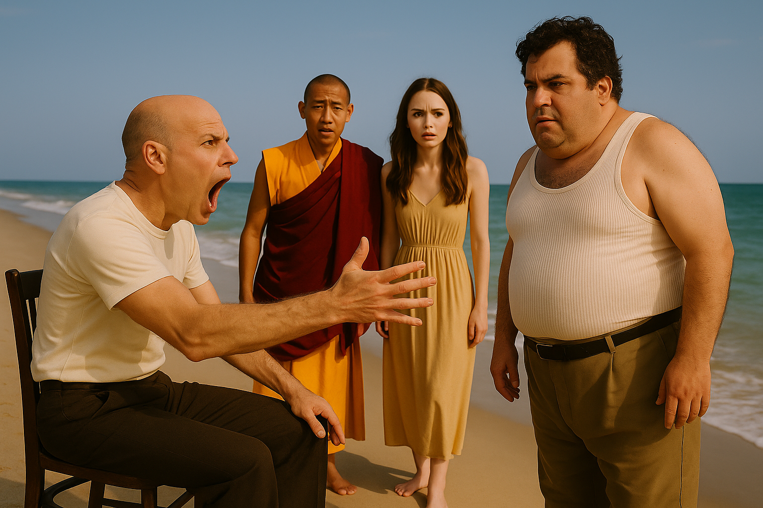 Weird scene at the beach