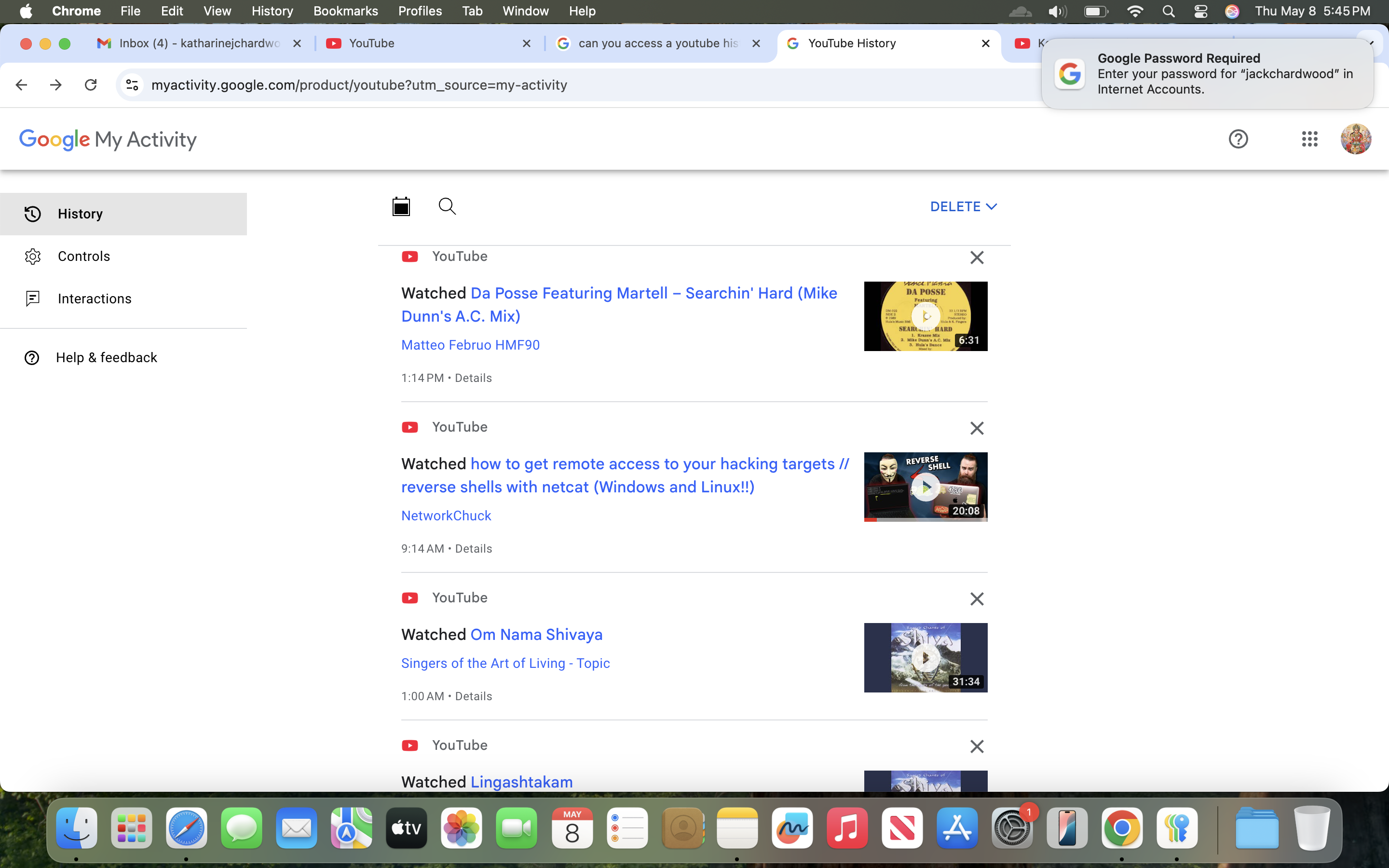 Hacking info search