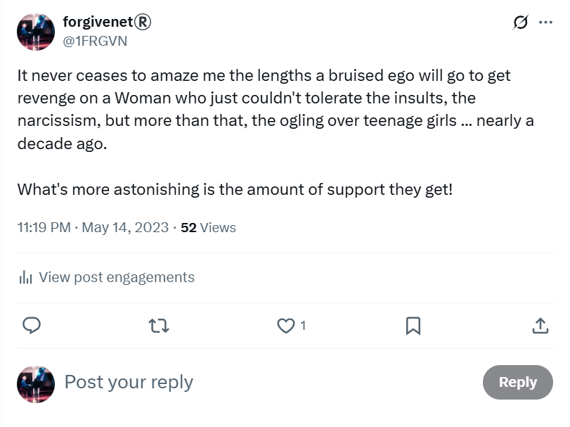 Angry tweet example
