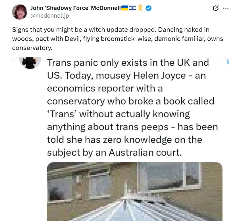 Owns conservatory