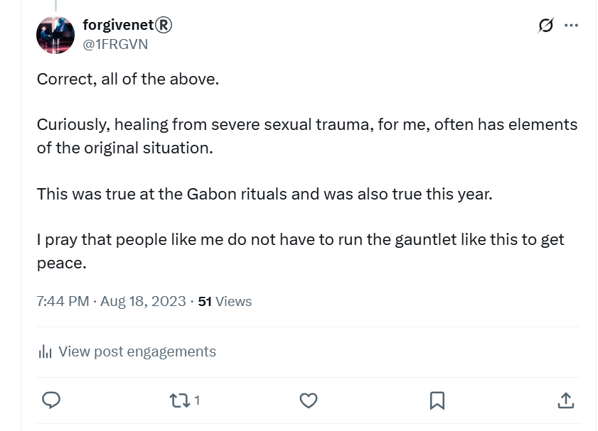 Always relating everything to the Winston May rape gang