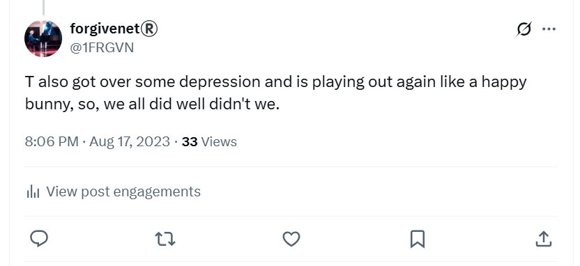 Patricia Penny benefits from my suffering