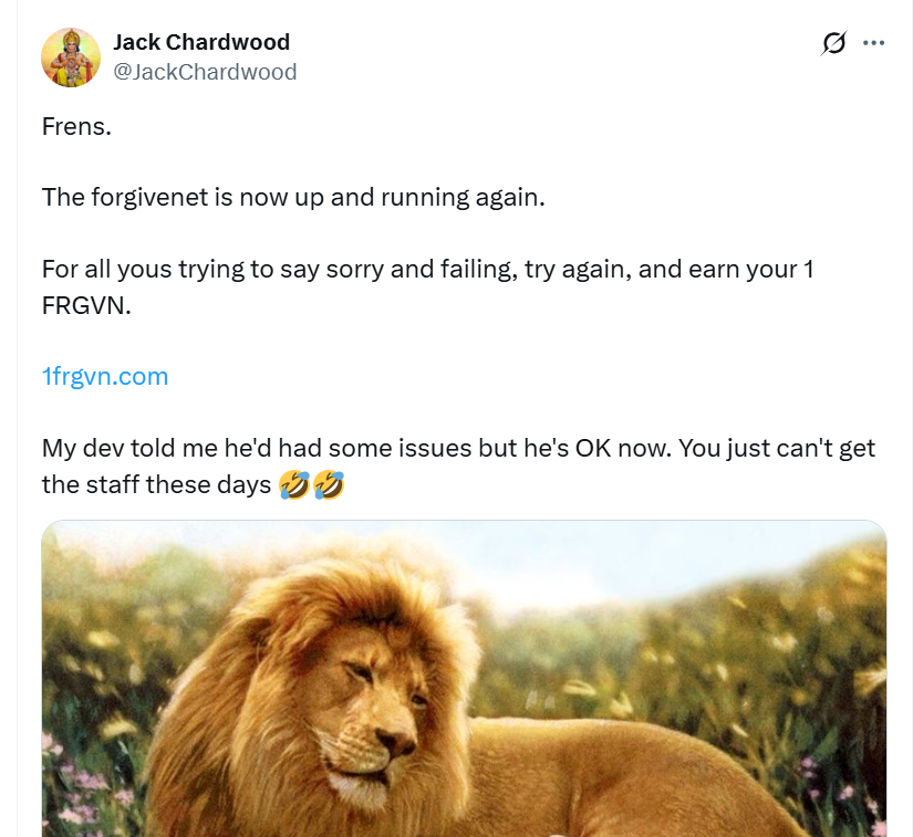 the forgivenet breaks