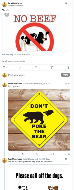 Call off the dogs