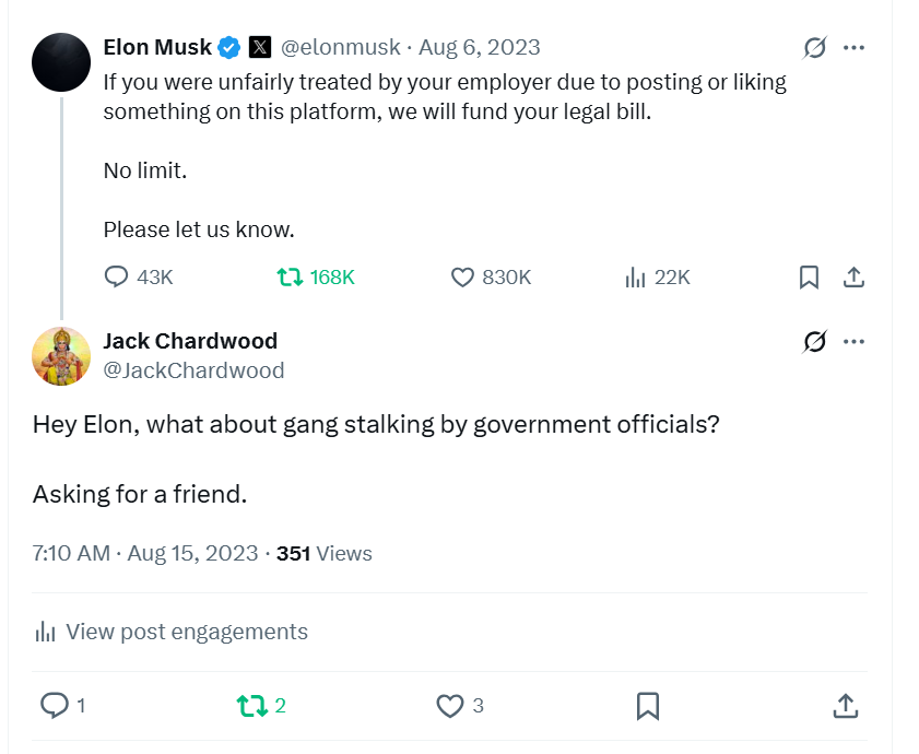 Gang stalking by government officials