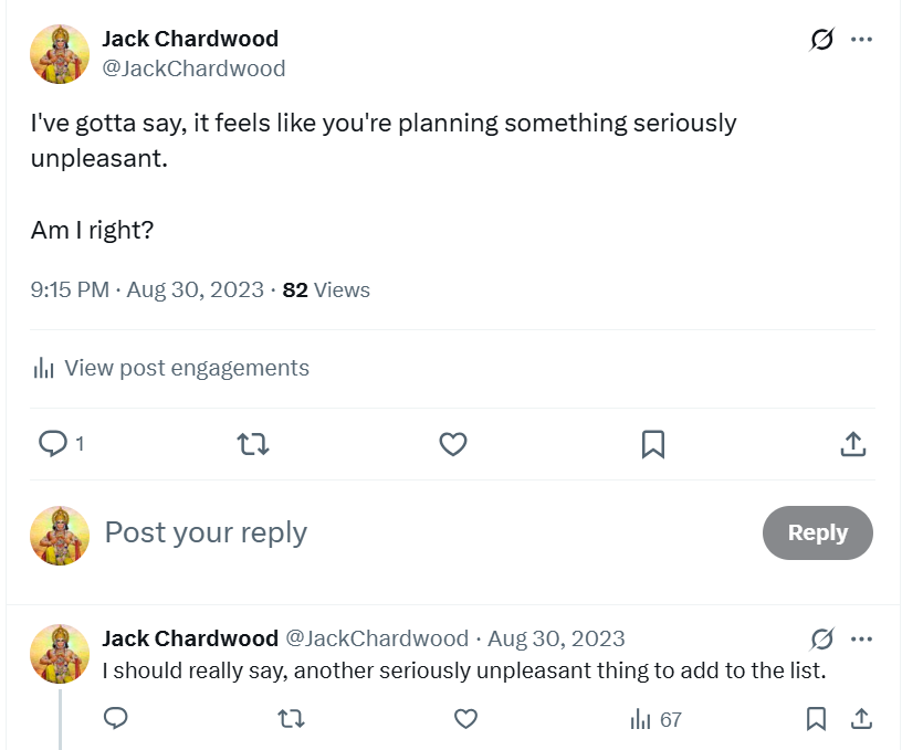 Starting to feel scared