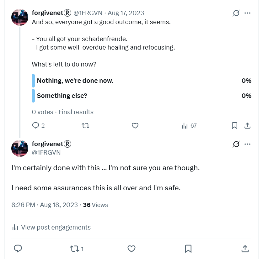 Concern for safety
