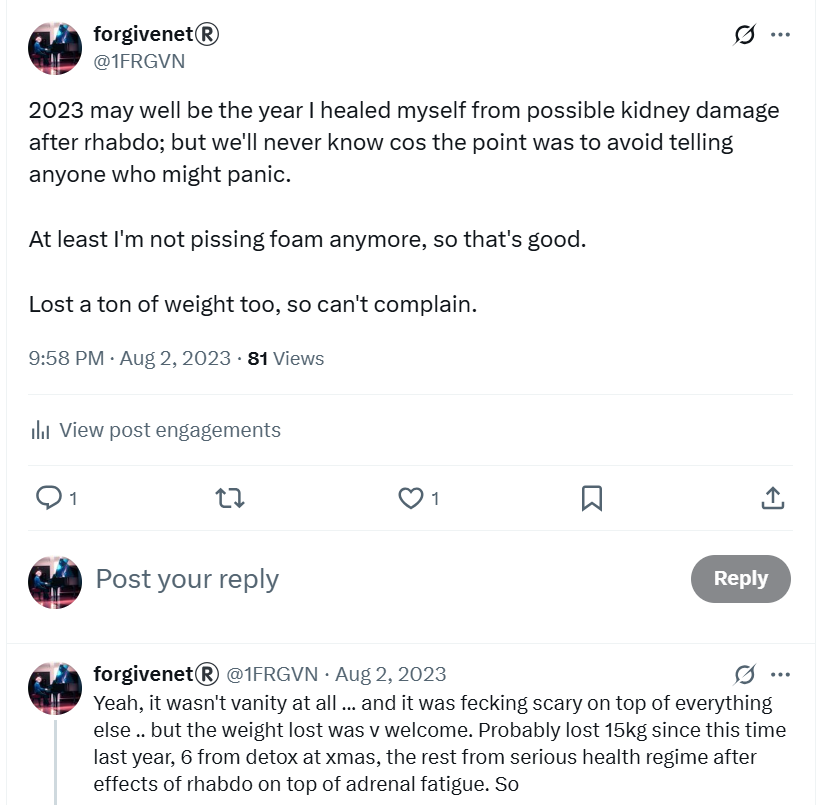 Reporting kidney damage