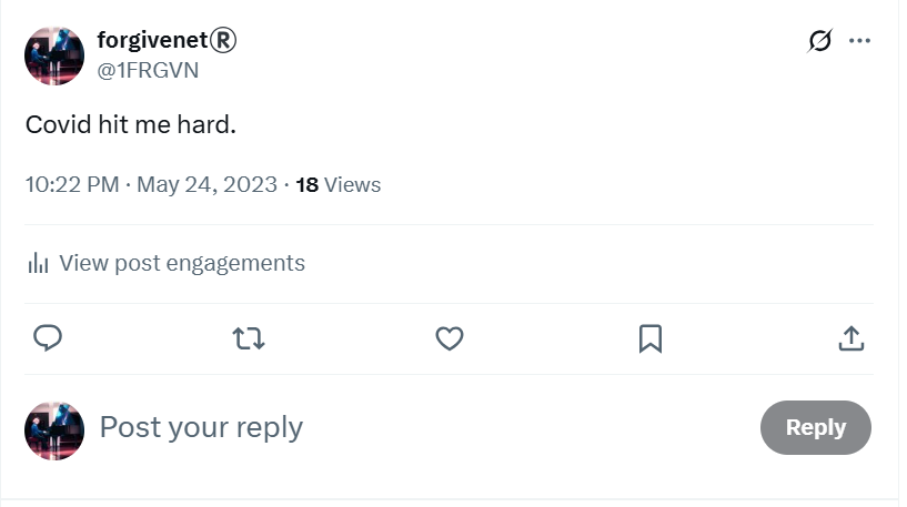 Covid tweet