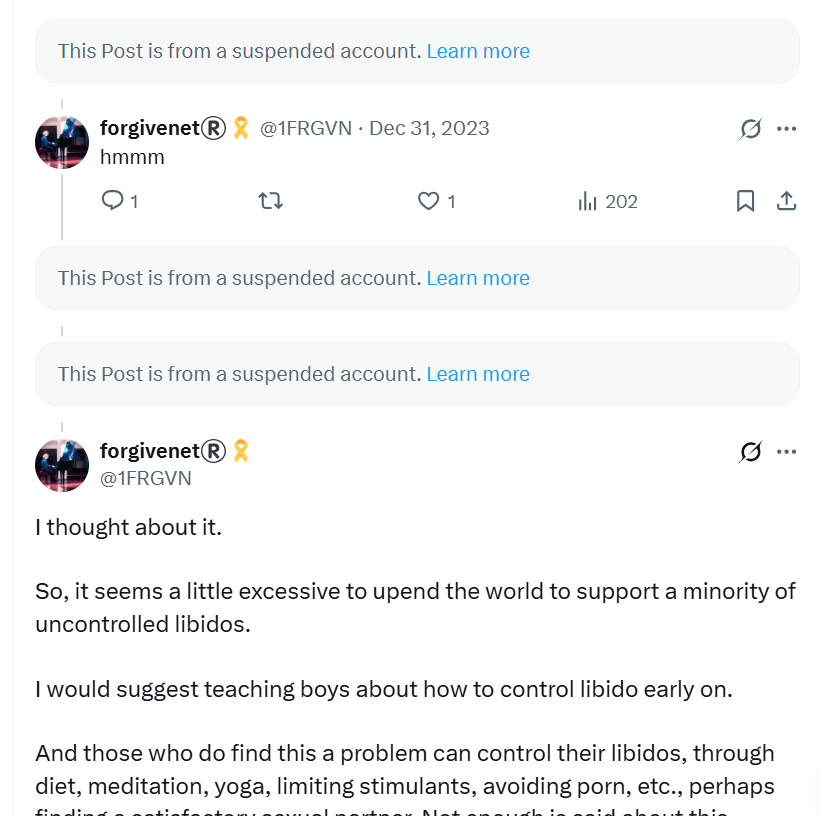 Responses to flirtatious posts