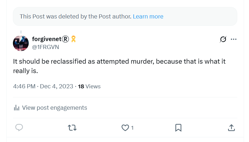 Response to a stalker