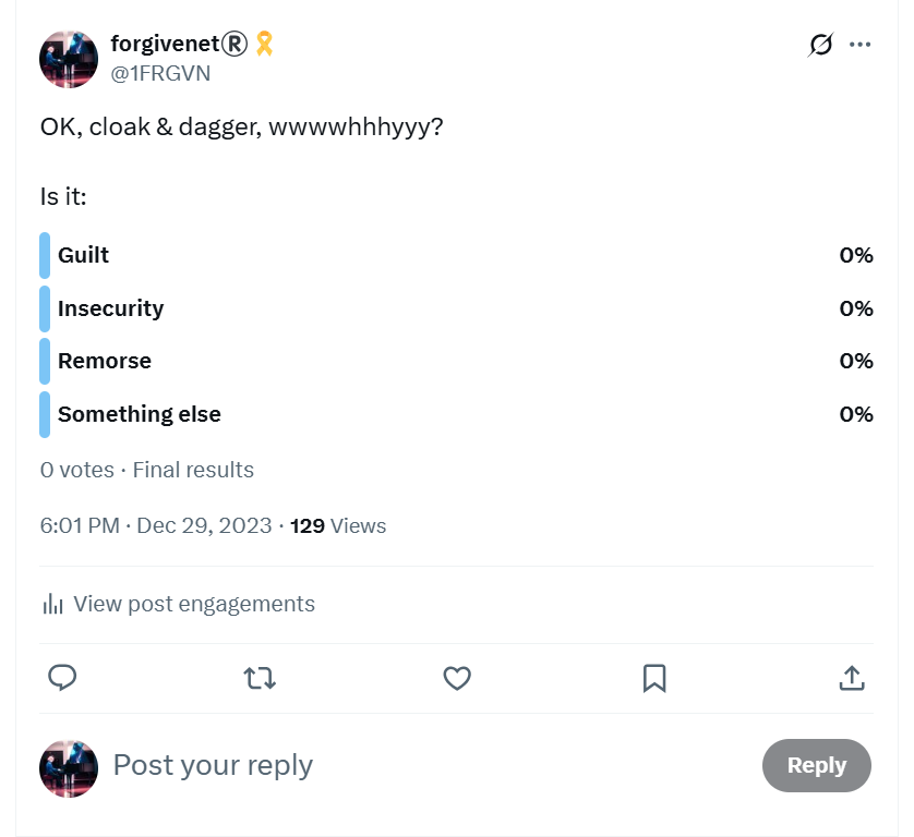 Cloak and dagger