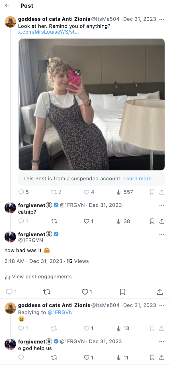Woman taking a selfie in the hotel room