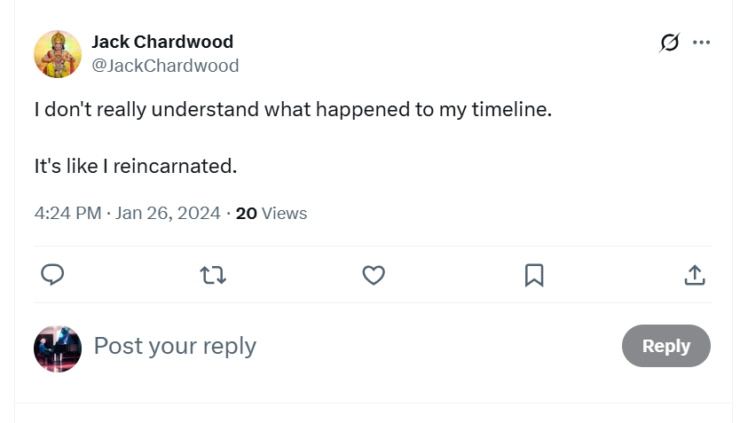What happened to my timeline