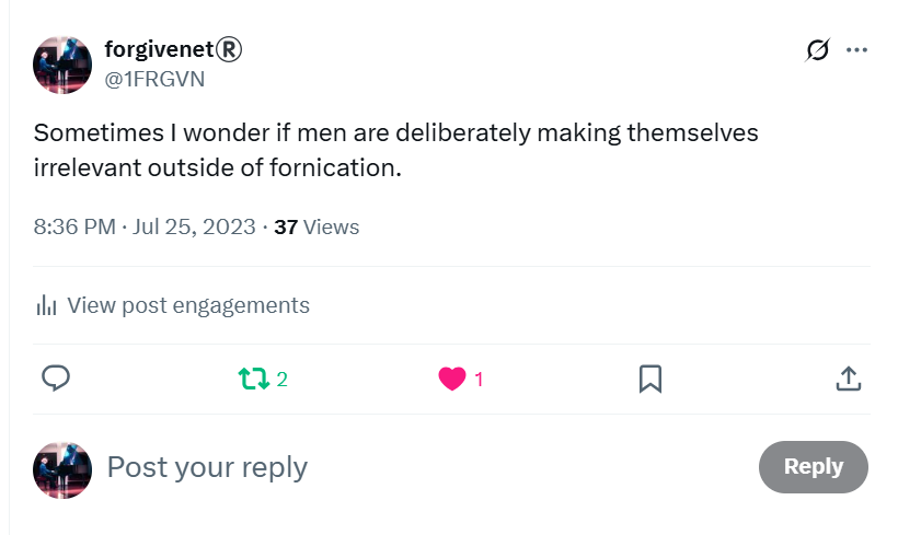 Porn addictions make men irrelevant