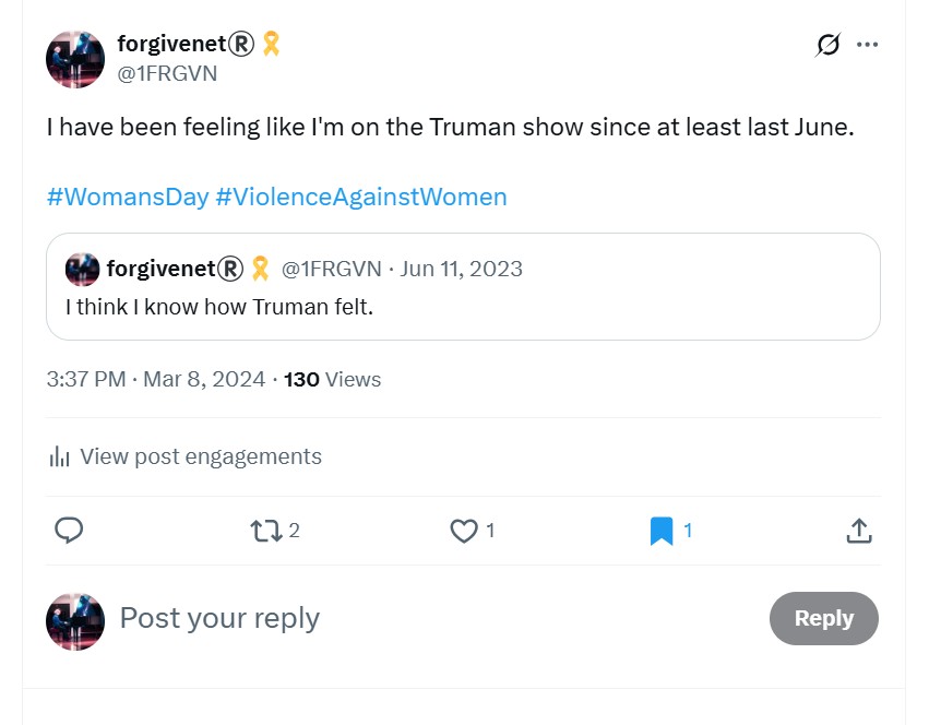 Feeling like Truman