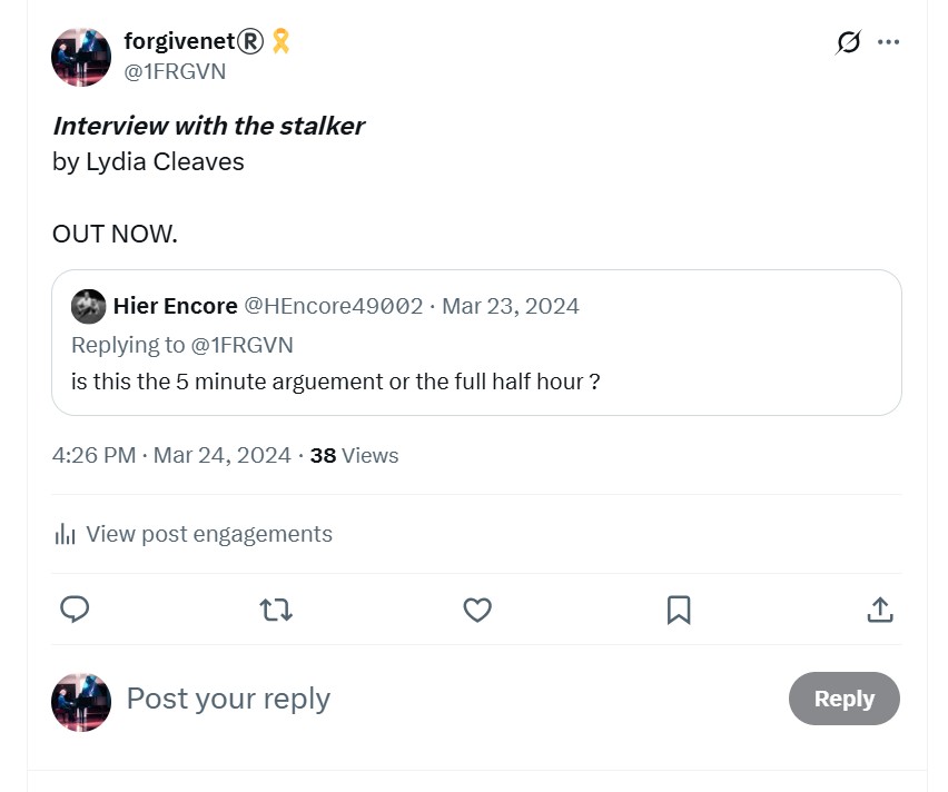 Interview with the stalker